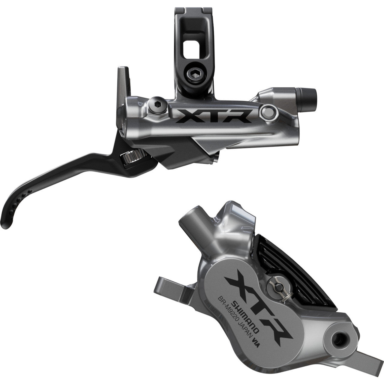 SHIMANO BR-M9220 Front Disc Brake XTR Trail BL-M9220 Right Lever w/Metal Pad w/Fin